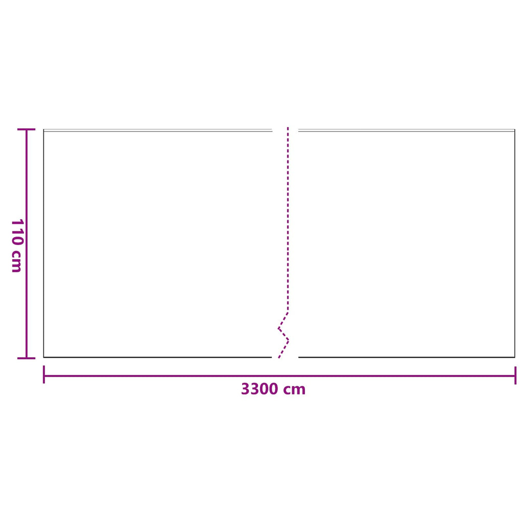 vidaXL Arkusz ochronny z taśmą klejącą 12 pcs 110 x 3300 cm HDPE