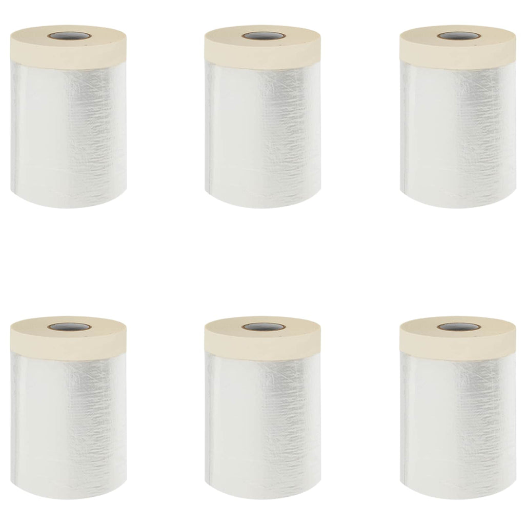 vidaXL Arkusz ochronny z taśmą klejącą 6 pcs 30 x 3300 cm HDPE
