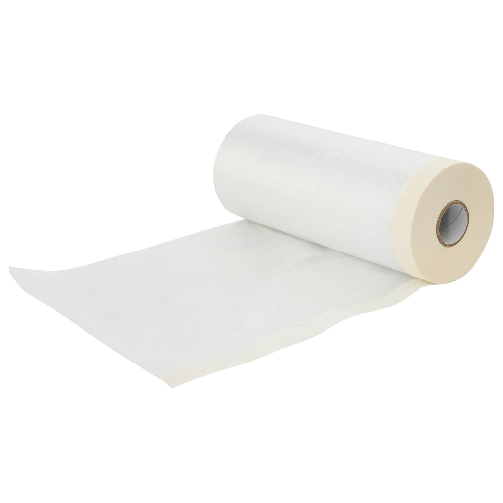 vidaXL Arkusz ochronny z taśmą klejącą 12 pcs 140 x 3300 cm HDPE