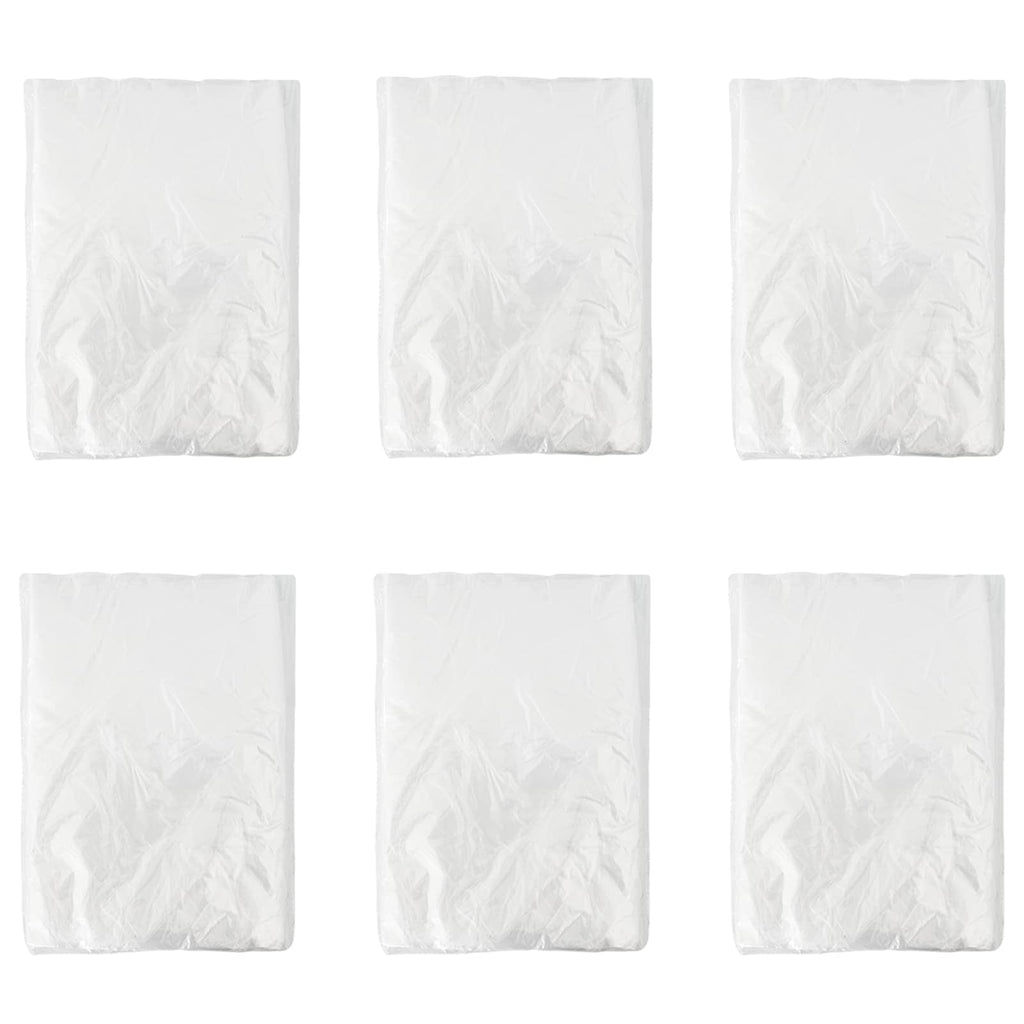 vidaXL Arkusz przeciwkurzowy 6 pcs przezroczysty 400 x 500 cm HDPE