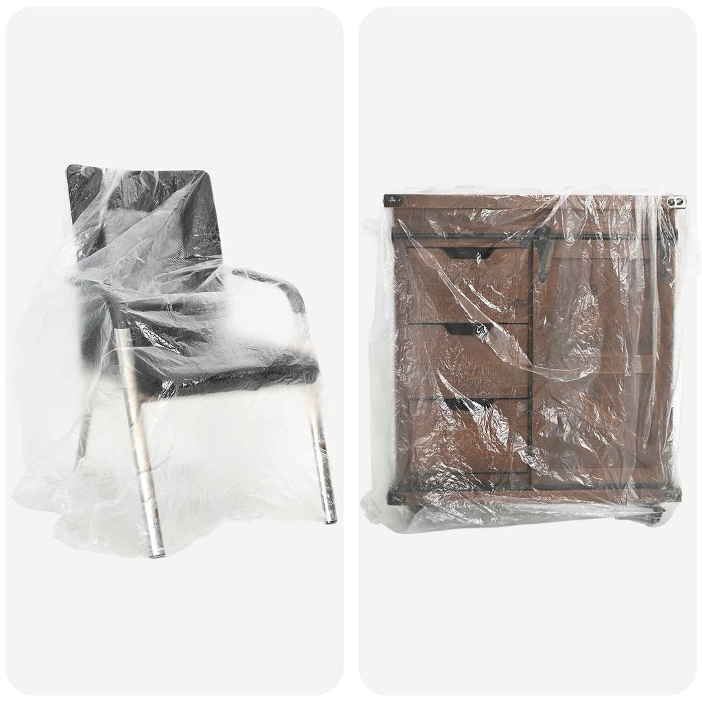vidaXL Arkusz przeciwkurzowy 12 pcs przezroczysty 400 x 500 cm HDPE