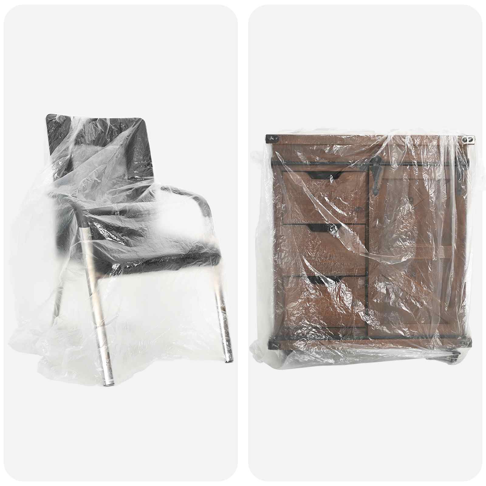 vidaXL Arkusz przeciwkurzowy 12 pcs przezroczysty 400 x 500 cm HDPE