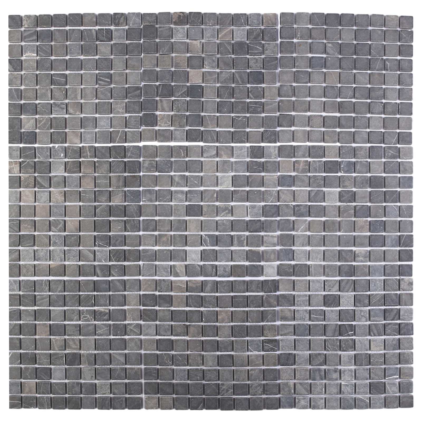 vidaXL Płytki Mozaikowe Szary 30 x 30 cm Marmur