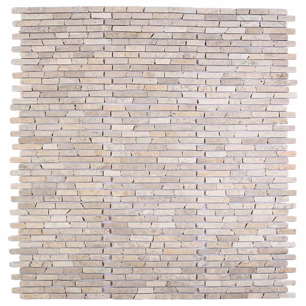 vidaXL Płytki Mozaikowe kremowy 30 x 30 cm Marmur