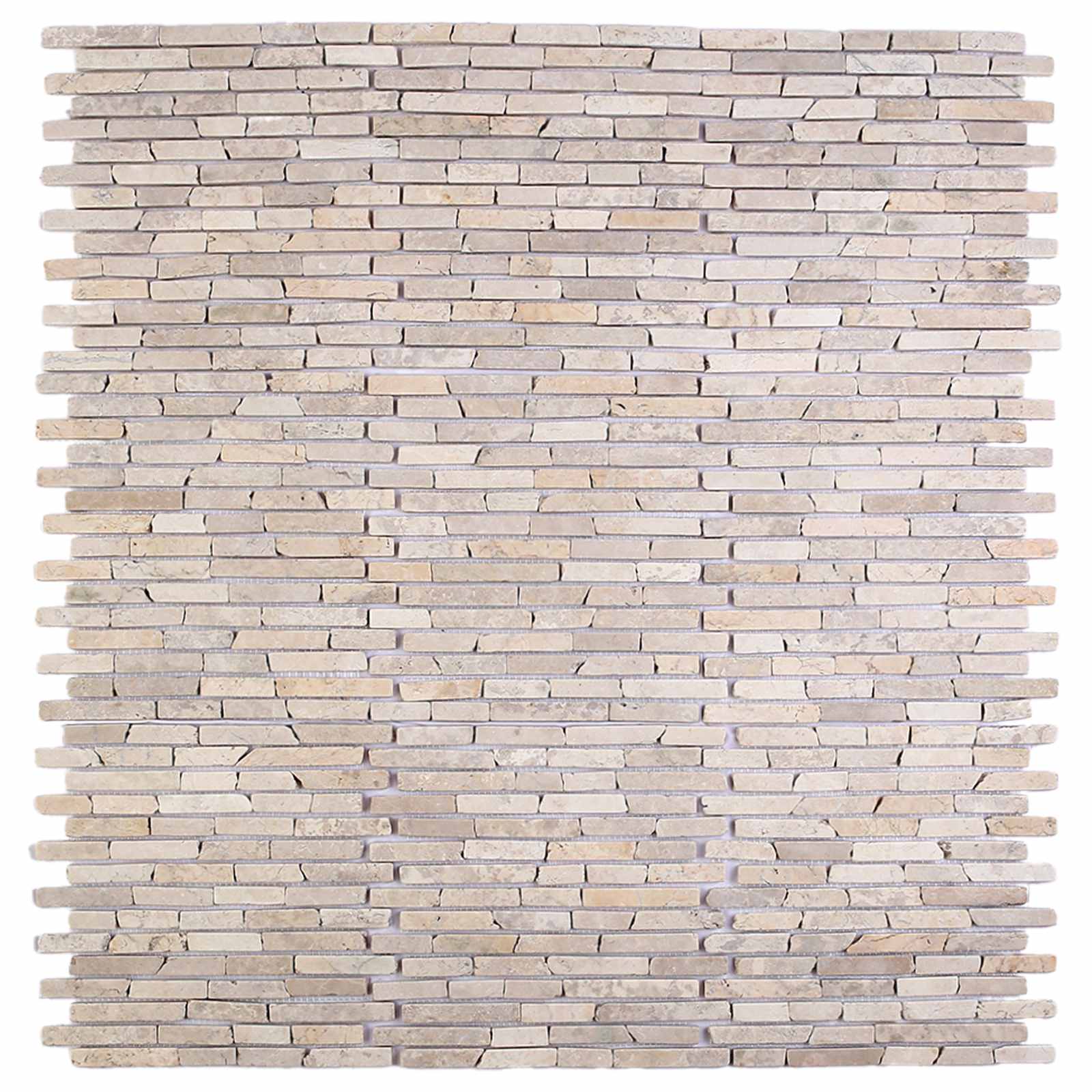 vidaXL Płytki Mozaikowe kremowy 30 x 30 cm Marmur
