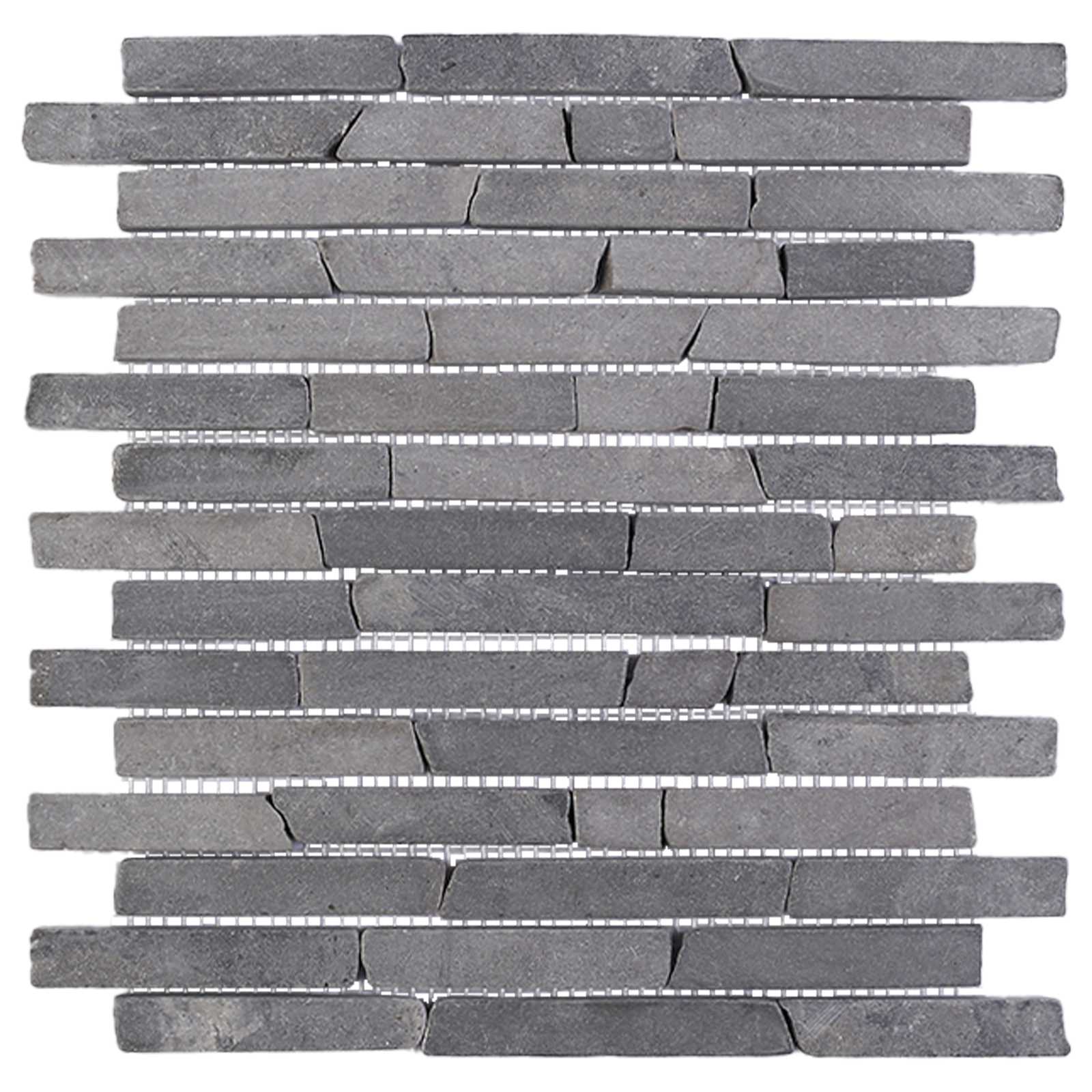 vidaXL Płytki Mozaikowe Szary 30 x 30 cm Marmur