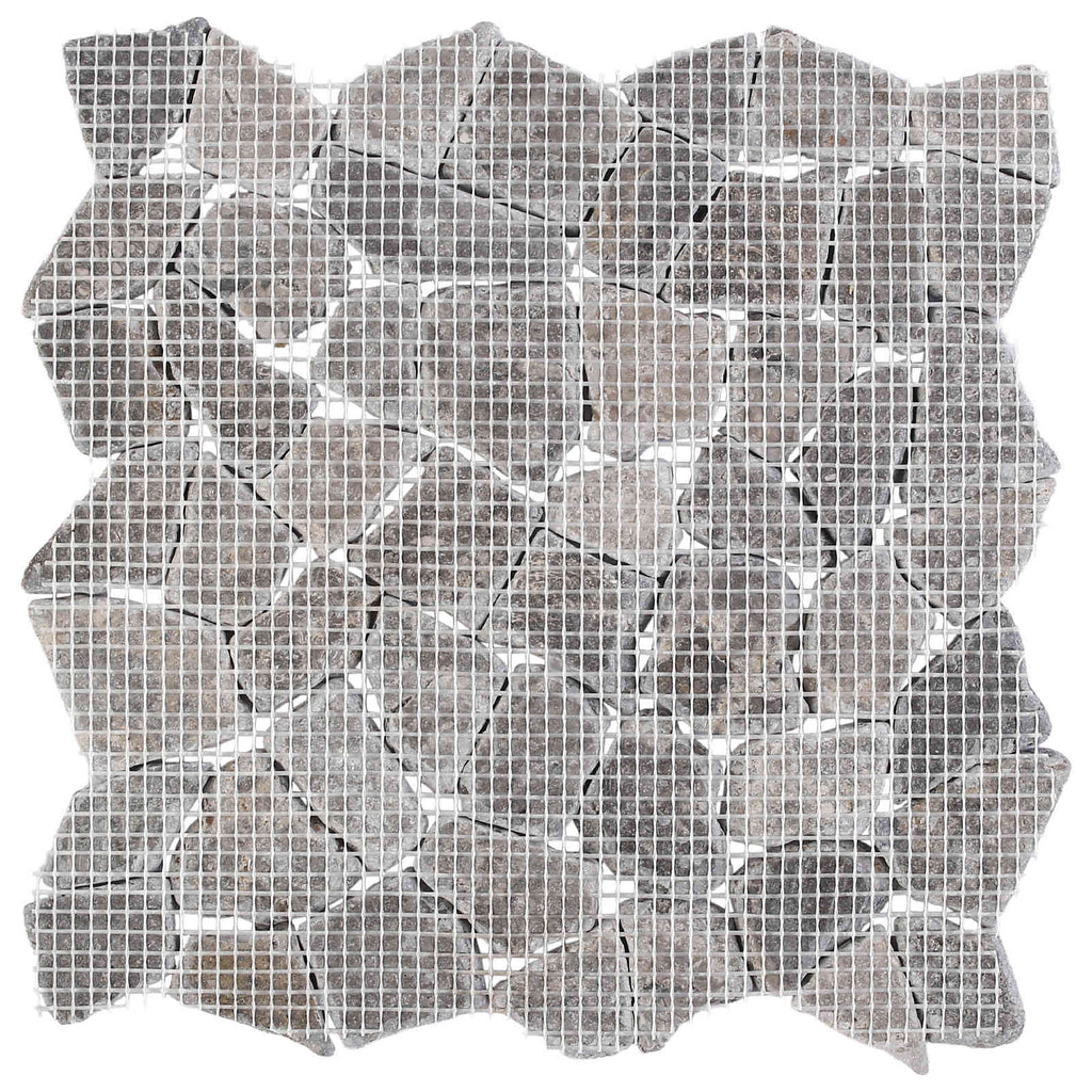 vidaXL Płytki Mozaikowe jasnoszary 30 x 30 cm Marmur