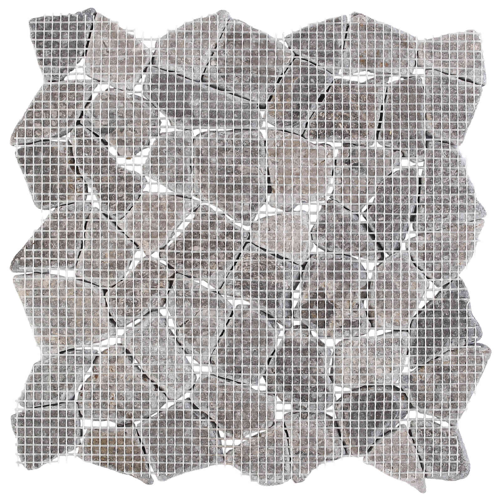 vidaXL Płytki Mozaikowe jasnoszary 30 x 30 cm Marmur