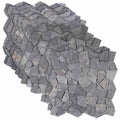 vidaXL Płytki Mozaikowe ciemnoszary 30 x 30 cm Marmur