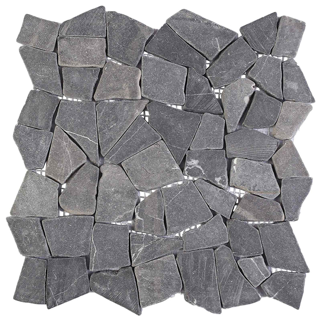 vidaXL Płytki Mozaikowe ciemnoszary 30 x 30 cm Marmur