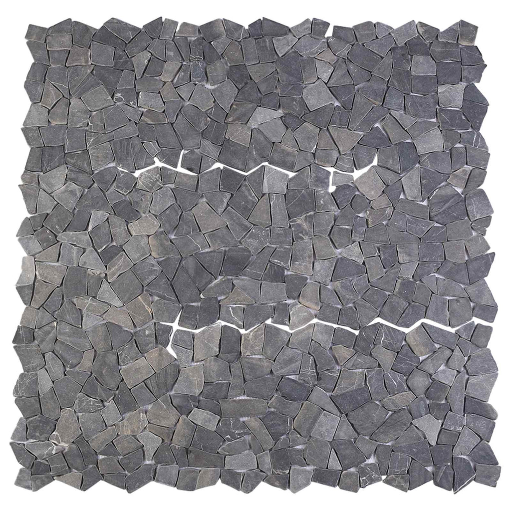 vidaXL Płytki Mozaikowe ciemnoszary 30 x 30 cm Marmur
