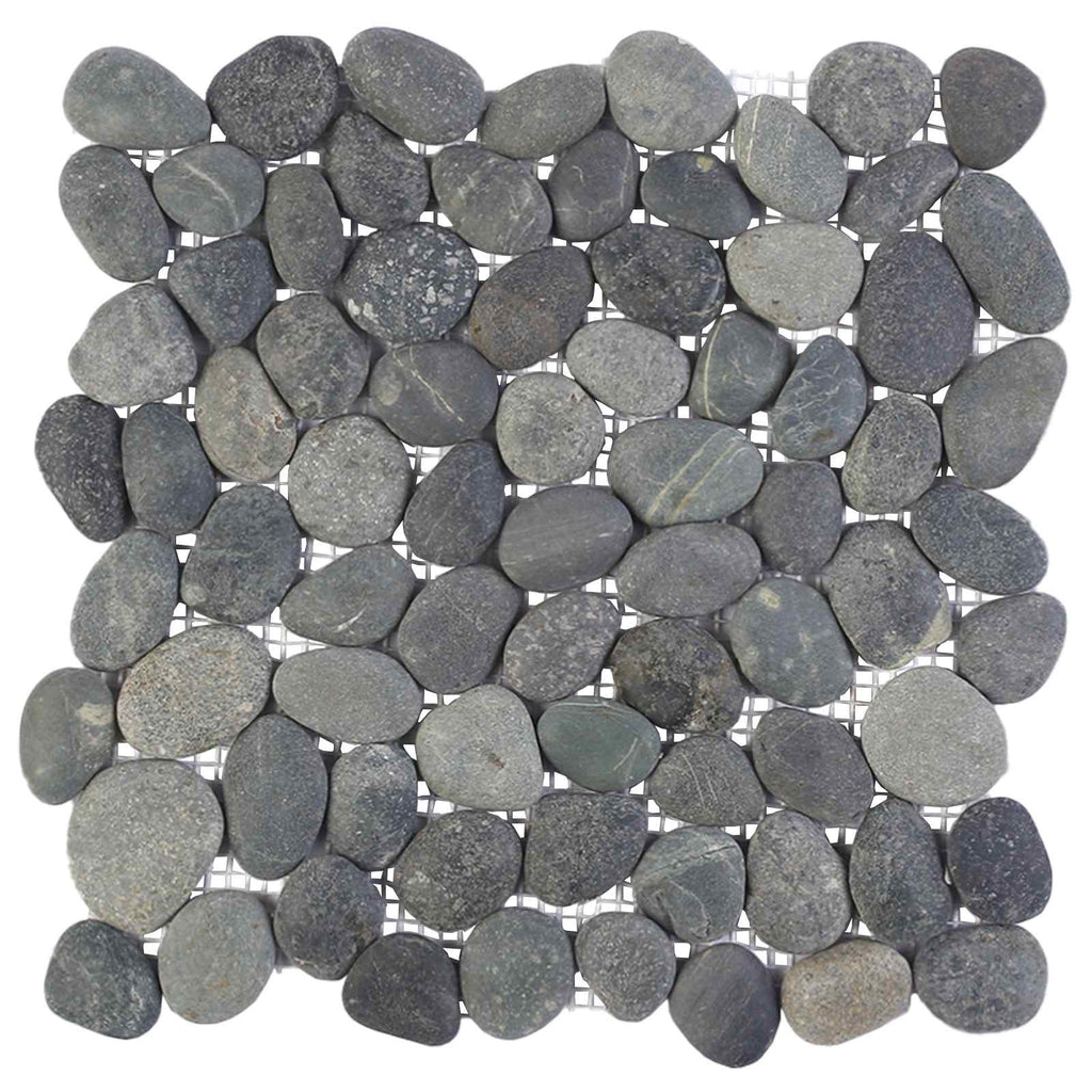 vidaXL Płytki Pebble Szary 30 x 30 cm Kamień rzeczny