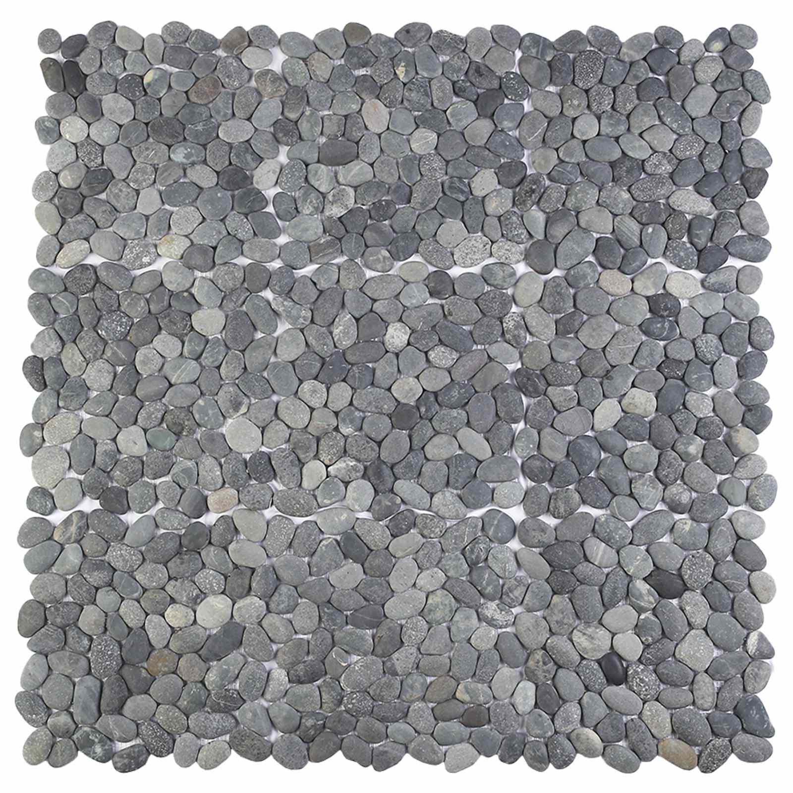 vidaXL Płytki Pebble Szary 30 x 30 cm Kamień rzeczny