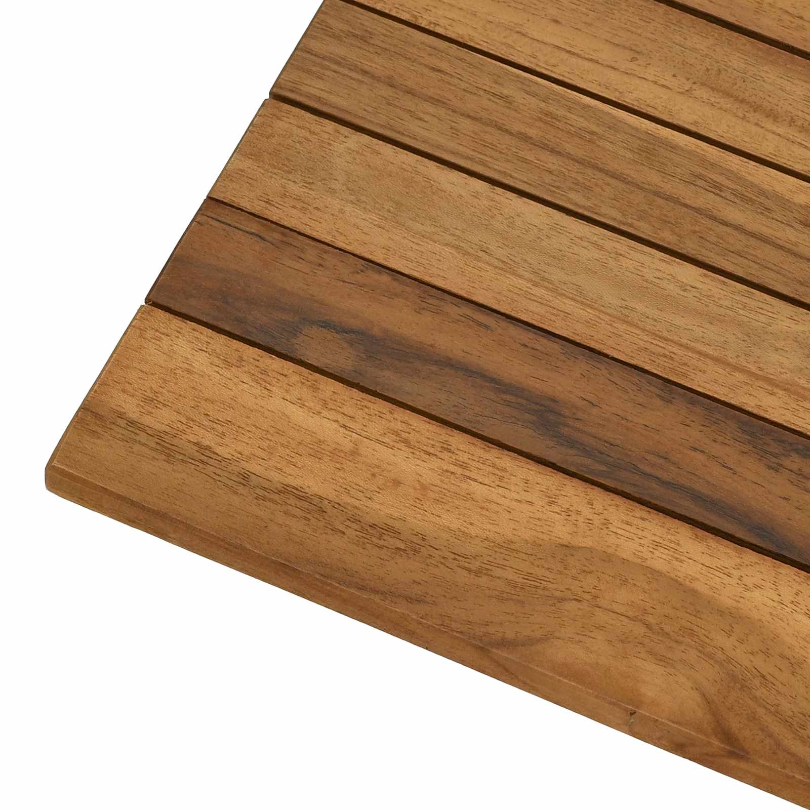 vidaXL Blat stołu 40 x 40 x 3,5 cm Kwadrat Lite drewno teakowe