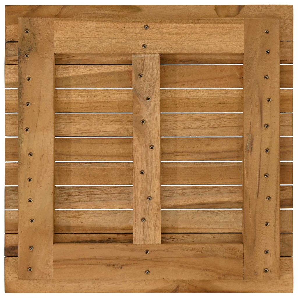vidaXL Blat stołu 40 x 40 x 3,5 cm Kwadrat Lite drewno teakowe