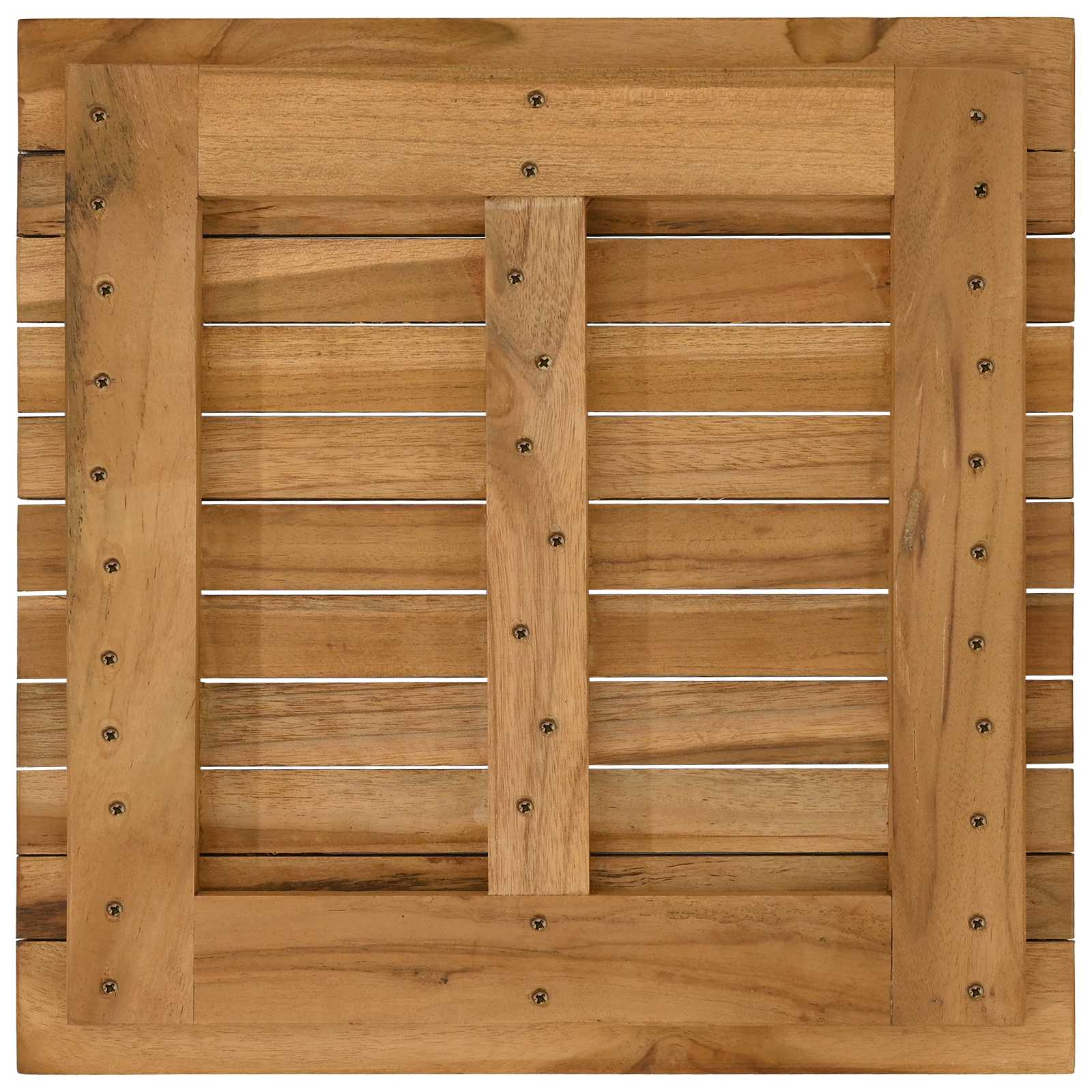 vidaXL Blat stołu 40 x 40 x 3,5 cm Kwadrat Lite drewno teakowe