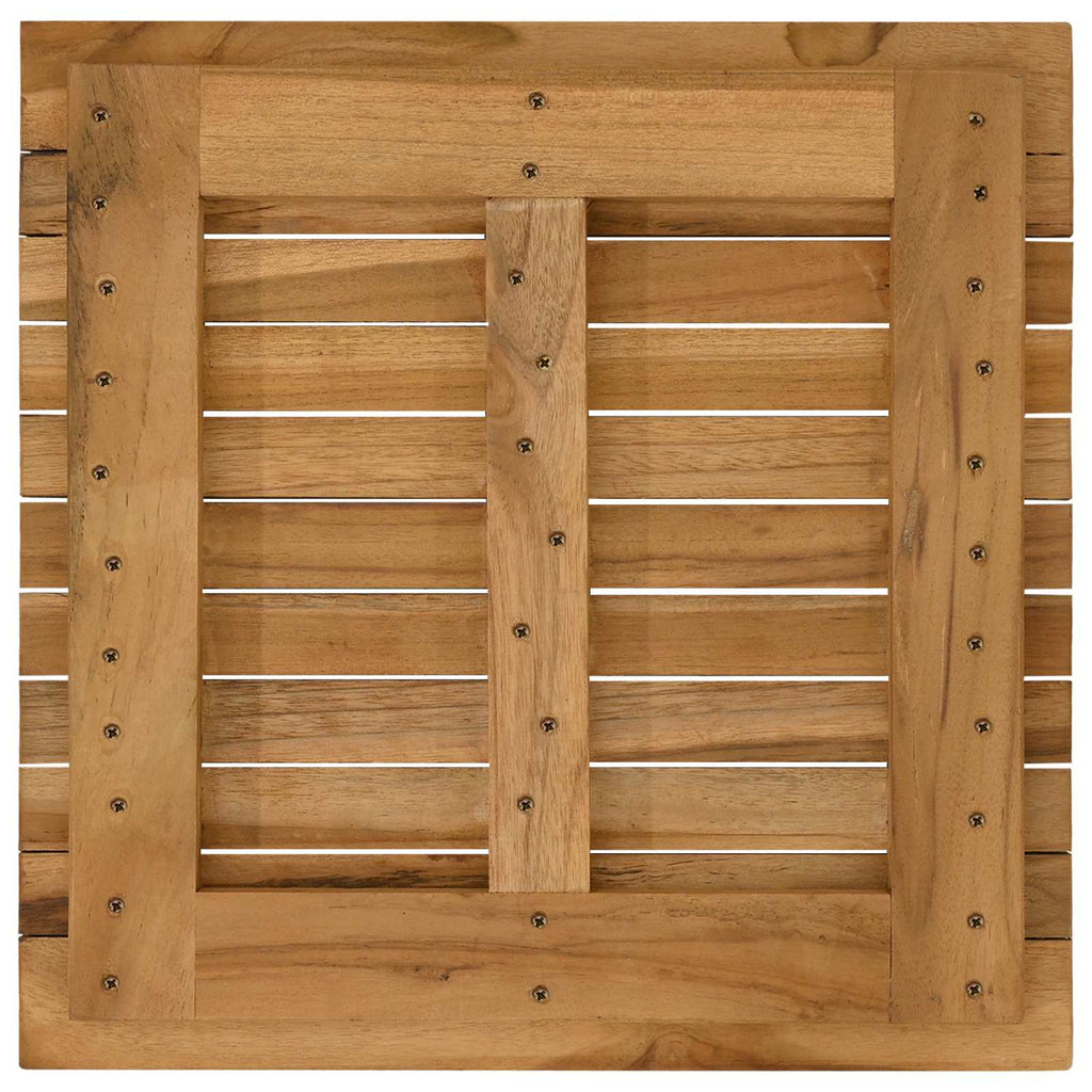 vidaXL Blat stołu 50 x 50 x 3,5 cm Kwadrat Lite drewno teakowe