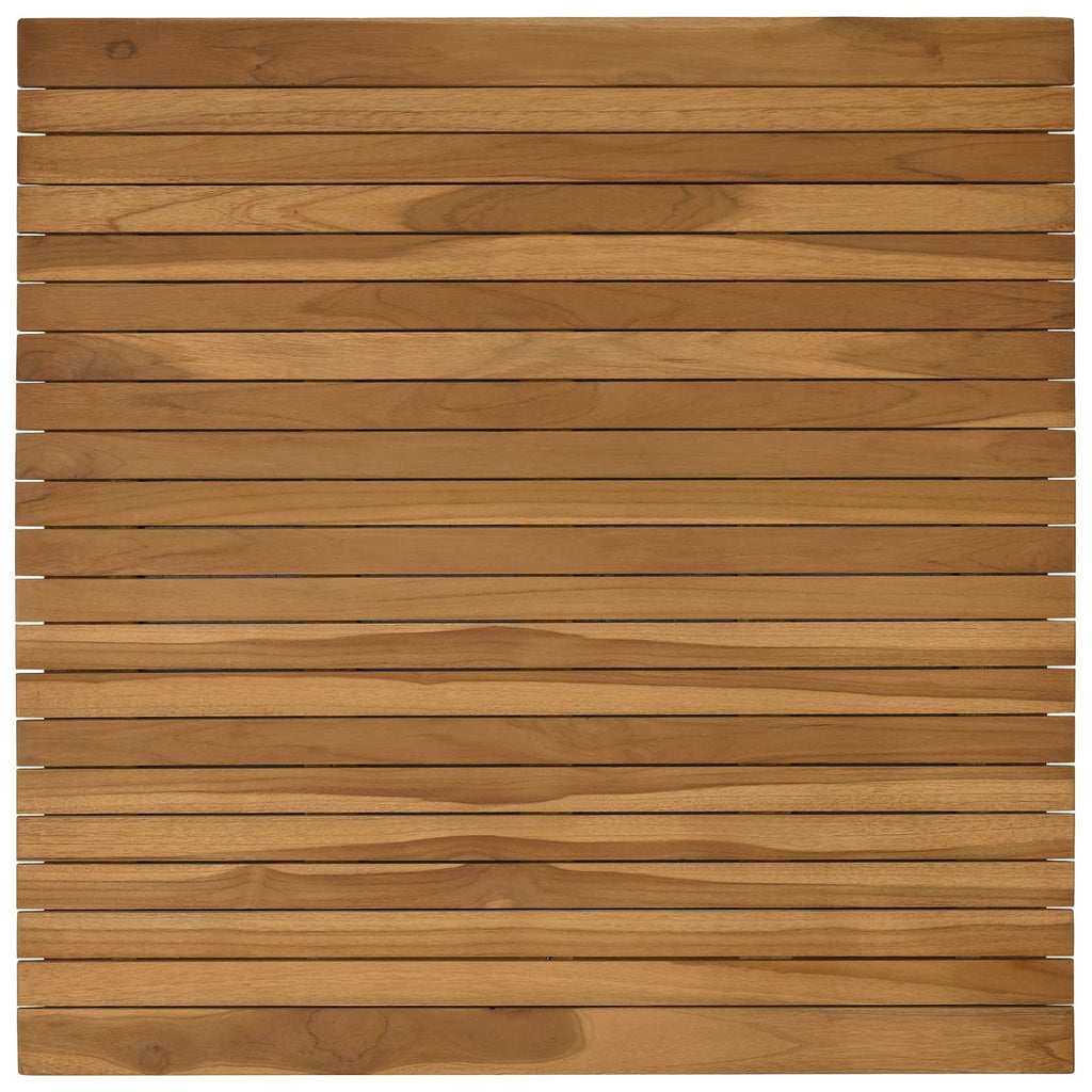vidaXL Blat stołu 80 x 80 x 3,5 cm Kwadrat Lite drewno teakowe