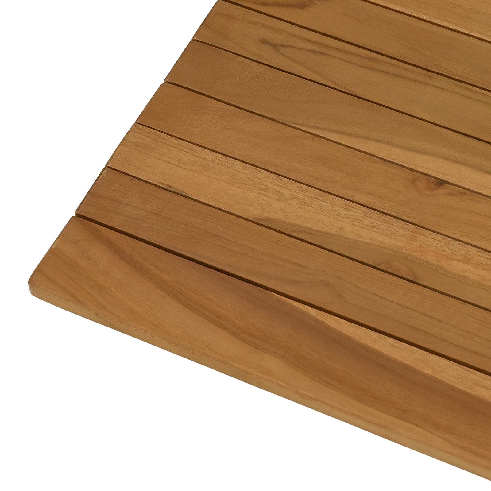 vidaXL Blat stołu 90 x 90 x 3,5 cm Kwadrat Lite drewno teakowe