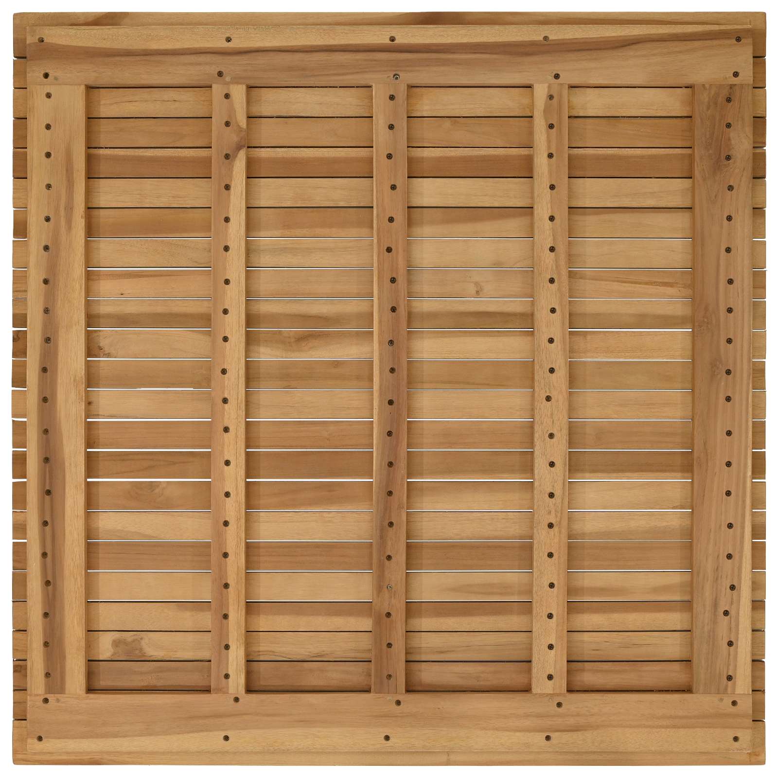 vidaXL Blat stołu 90 x 90 x 3,5 cm Kwadrat Lite drewno teakowe