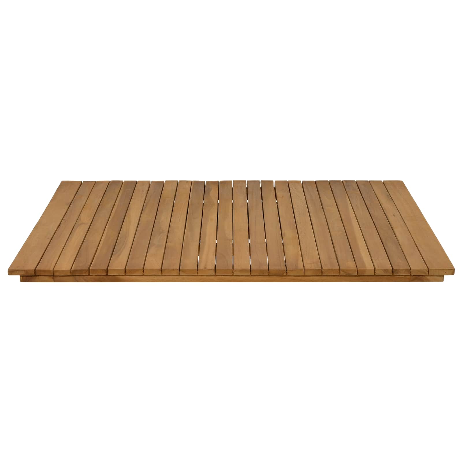 vidaXL Blat stołu 90 x 90 x 3,5 cm Kwadrat Lite drewno teakowe