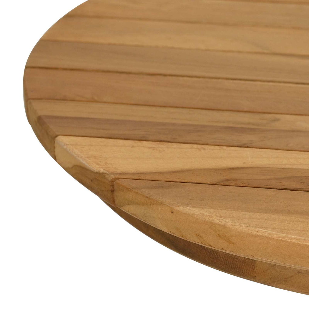 vidaXL Blat stołu Ø 40 x 3,5 Okrągły Lite drewno teakowe naturalny
