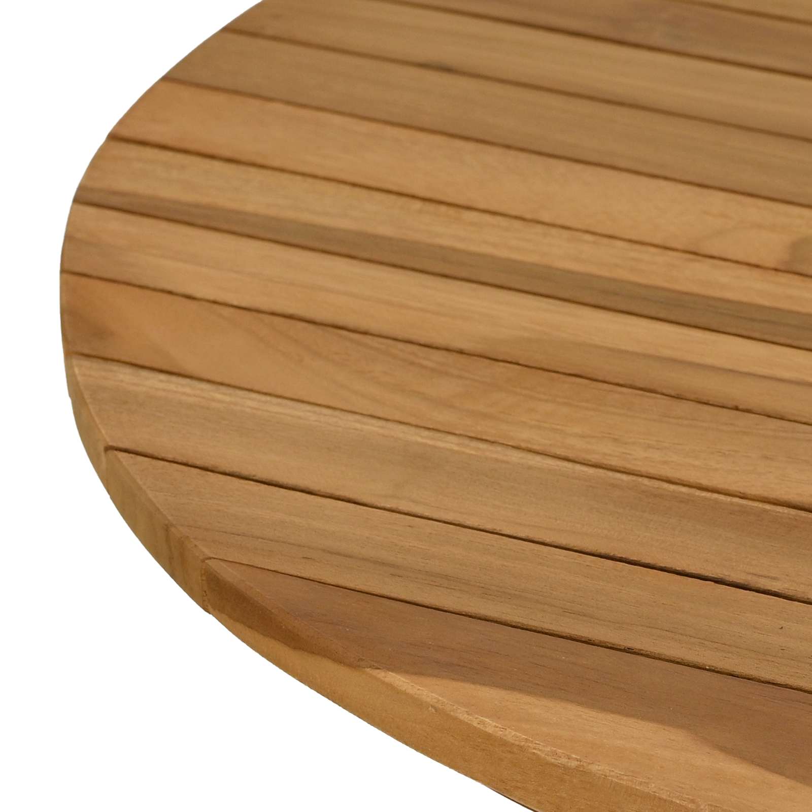 vidaXL Blat stołu Ø 60 x 3,5 Okrągły Lite drewno teakowe naturalny