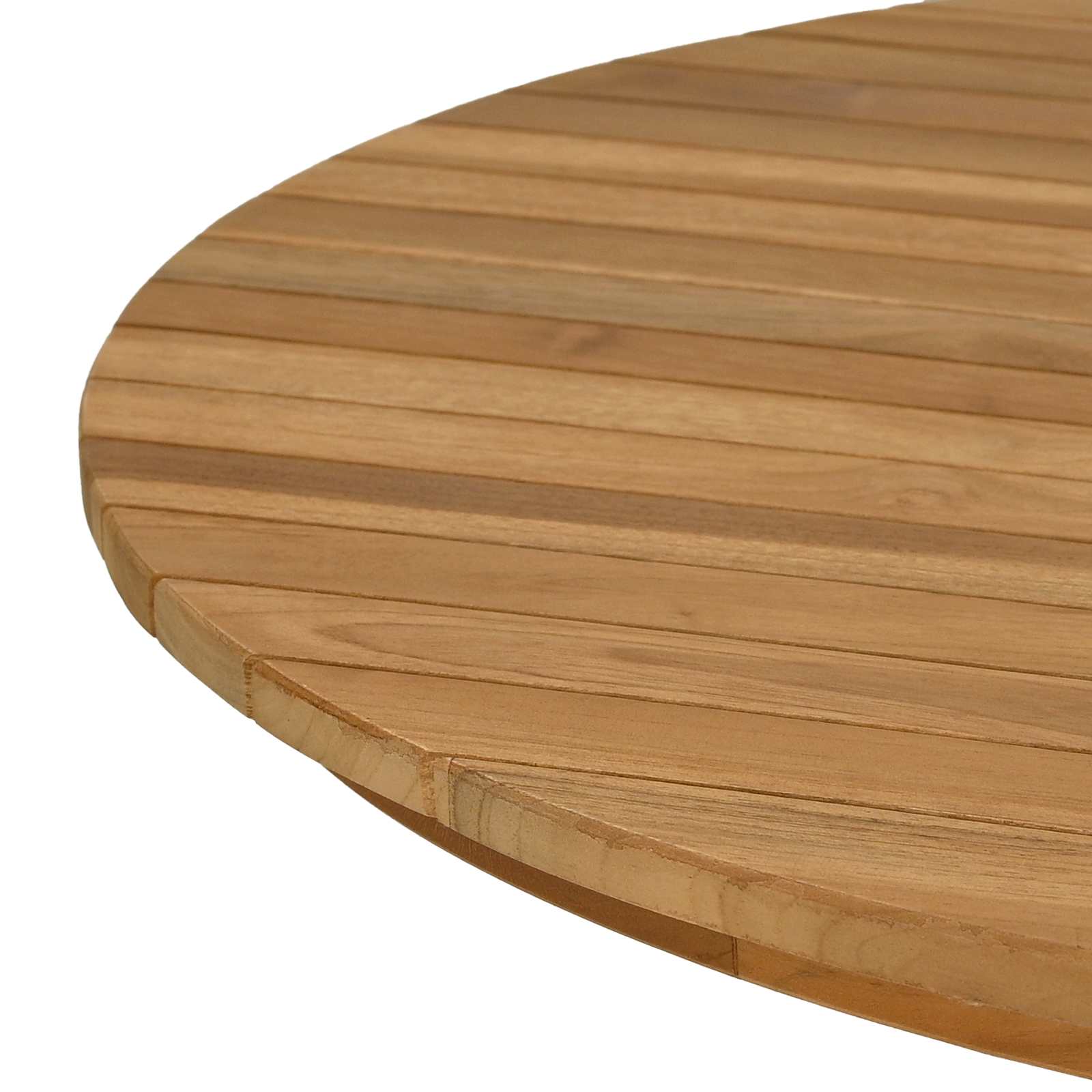 vidaXL Blat stołu Ø 70 x 3,5 Okrągły Lite drewno teakowe naturalny