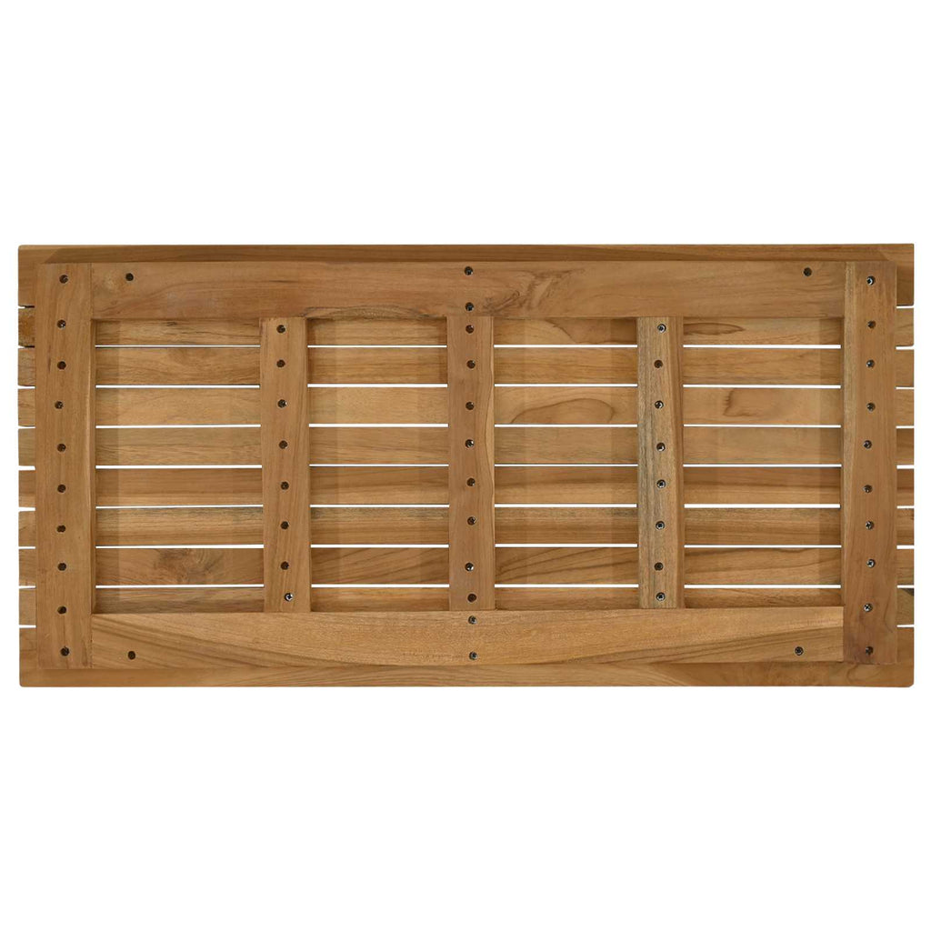 vidaXL Blat stołu 80 x 40 x 3,5 cm Prostokątny Lite drewno teakowe