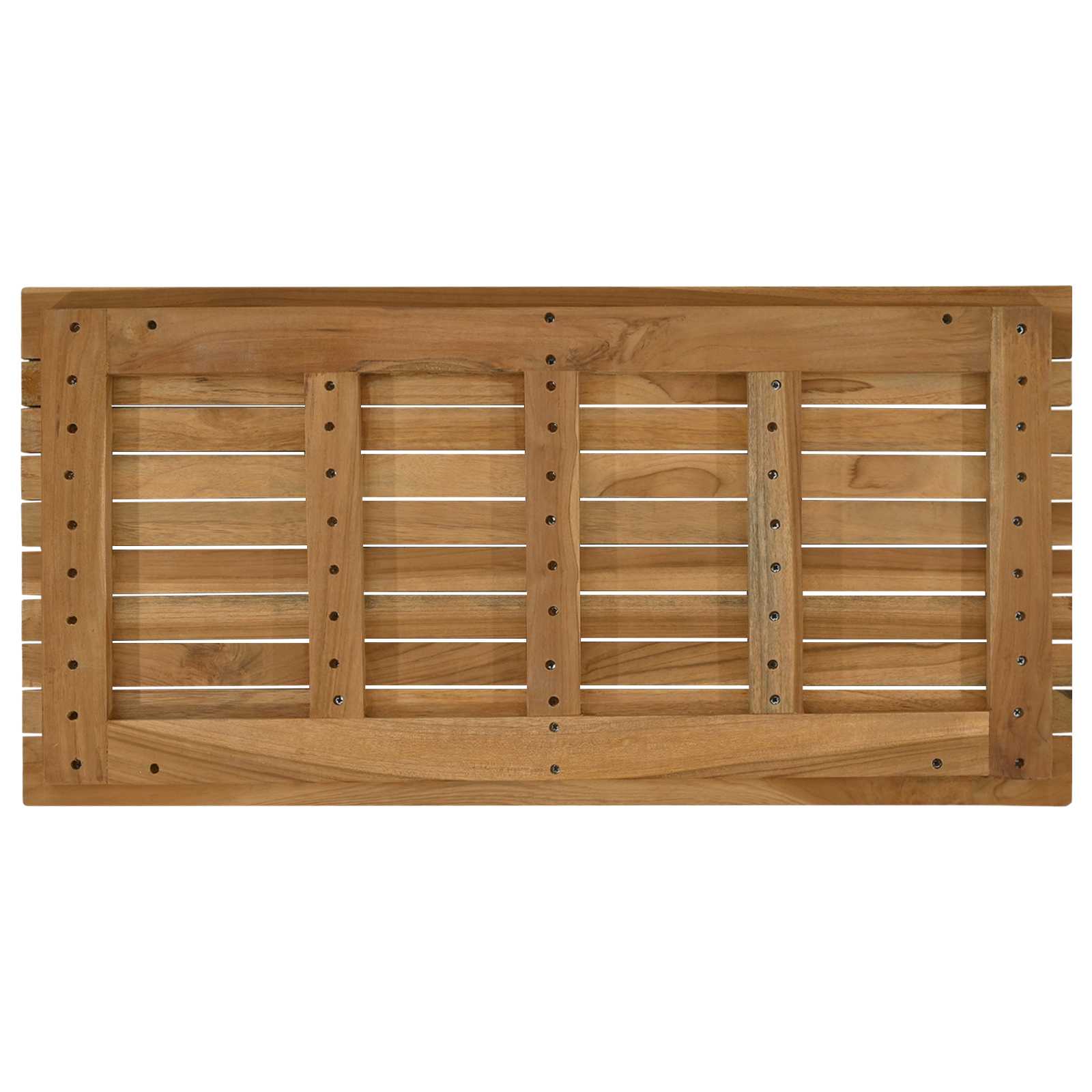 vidaXL Blat stołu 80 x 40 x 3,5 cm Prostokątny Lite drewno teakowe