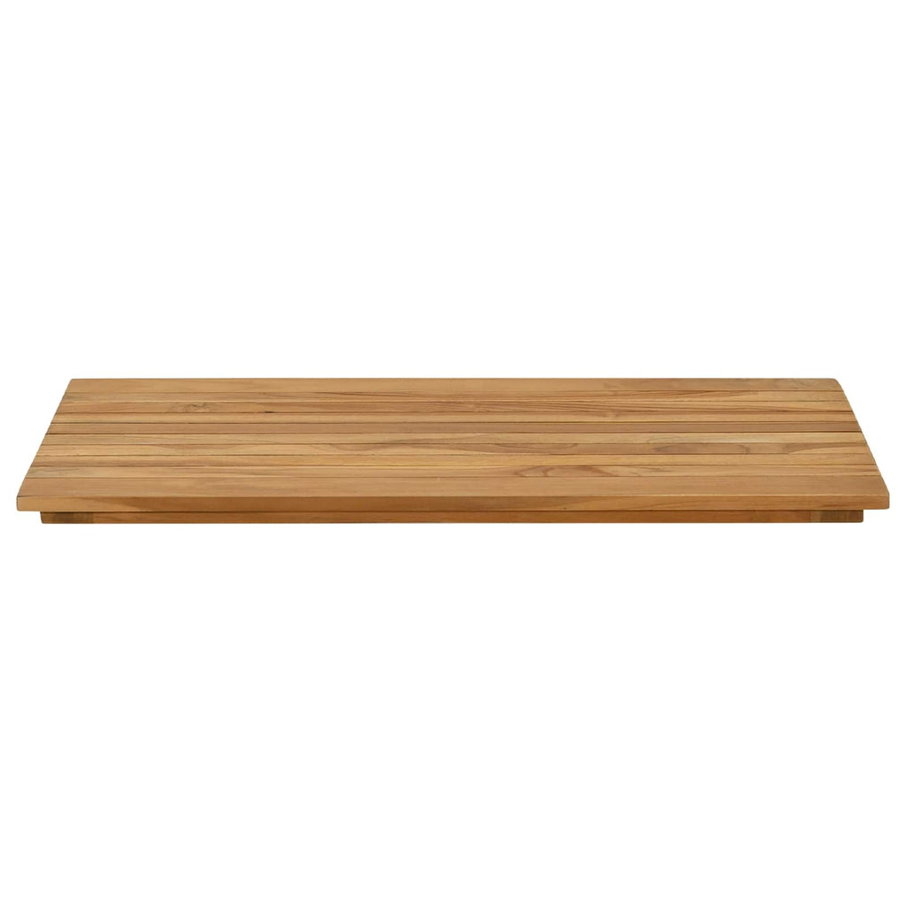 vidaXL Blat stołu 80 x 40 x 3,5 cm Prostokątny Lite drewno teakowe
