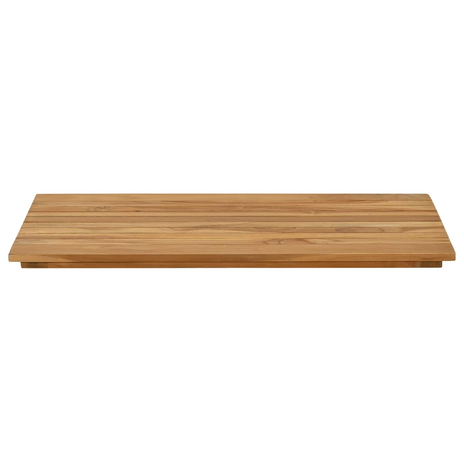 vidaXL Blat stołu 80 x 40 x 3,5 cm Prostokątny Lite drewno teakowe