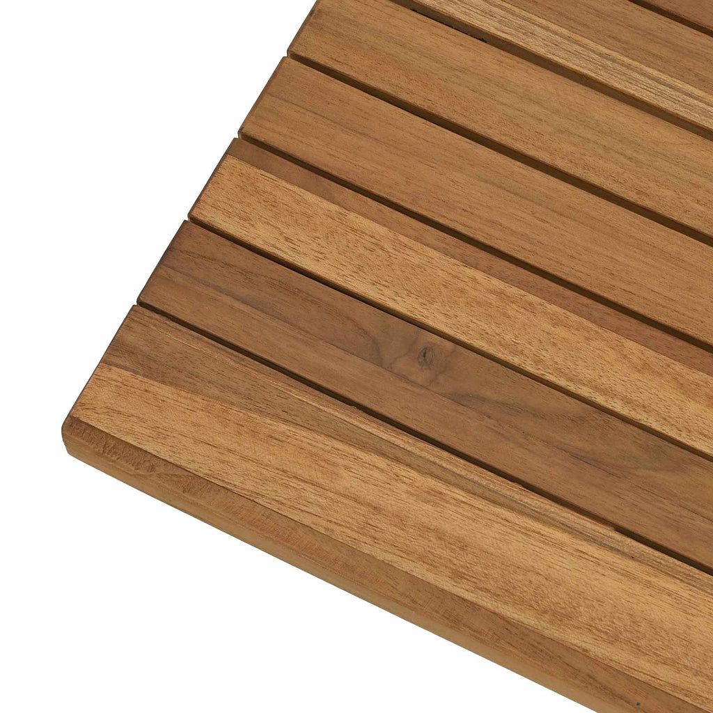vidaXL Blat stołu 90 x 45 x 3,5 cm Prostokątny Lite drewno teakowe
