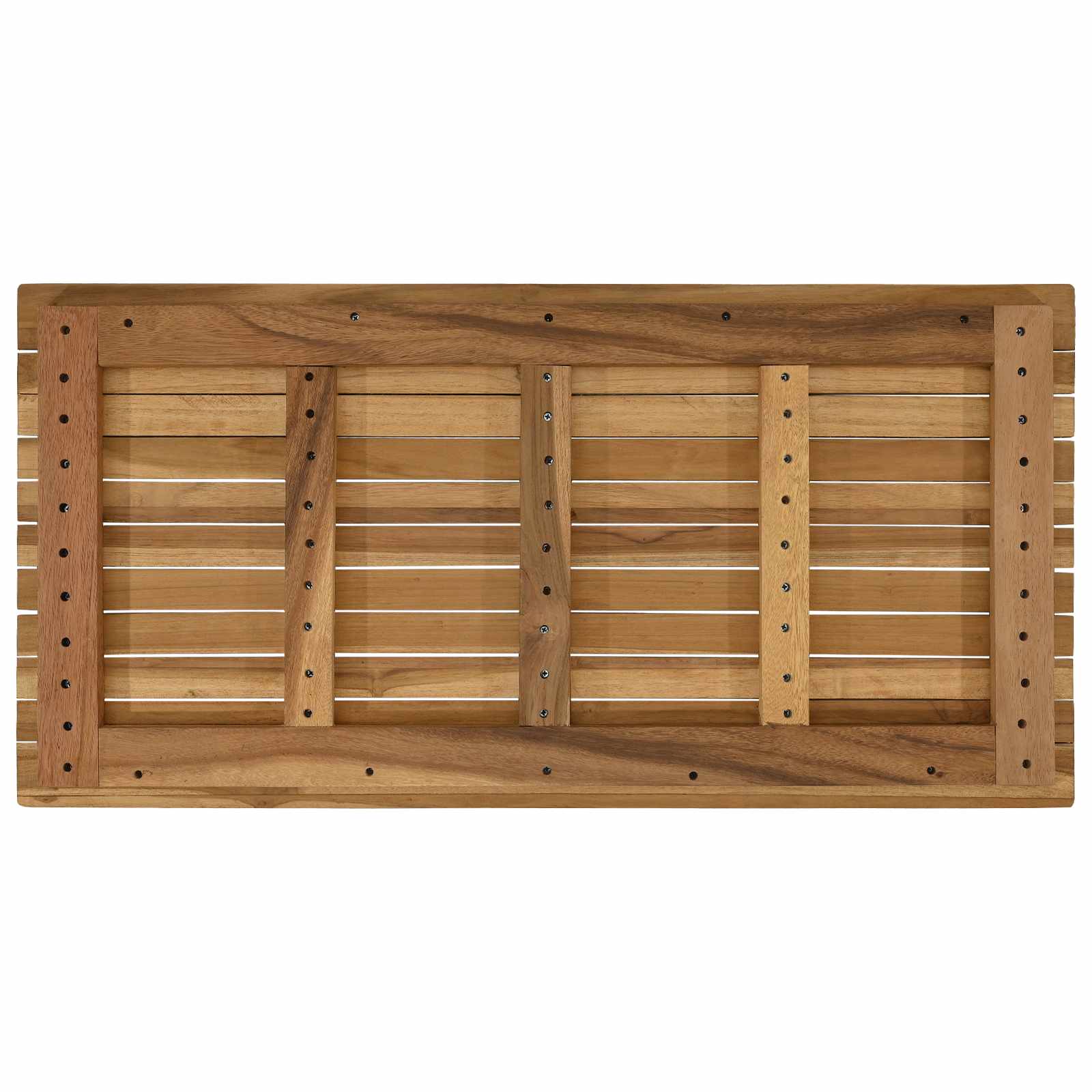 vidaXL Blat stołu 90 x 45 x 3,5 cm Prostokątny Lite drewno teakowe