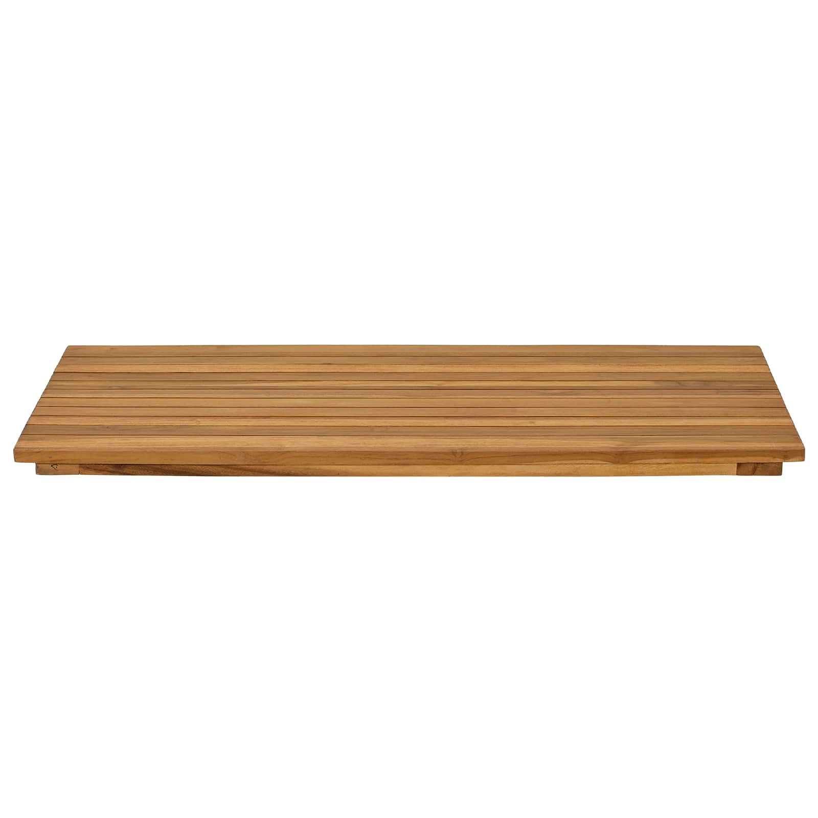 vidaXL Blat stołu 90 x 45 x 3,5 cm Prostokątny Lite drewno teakowe