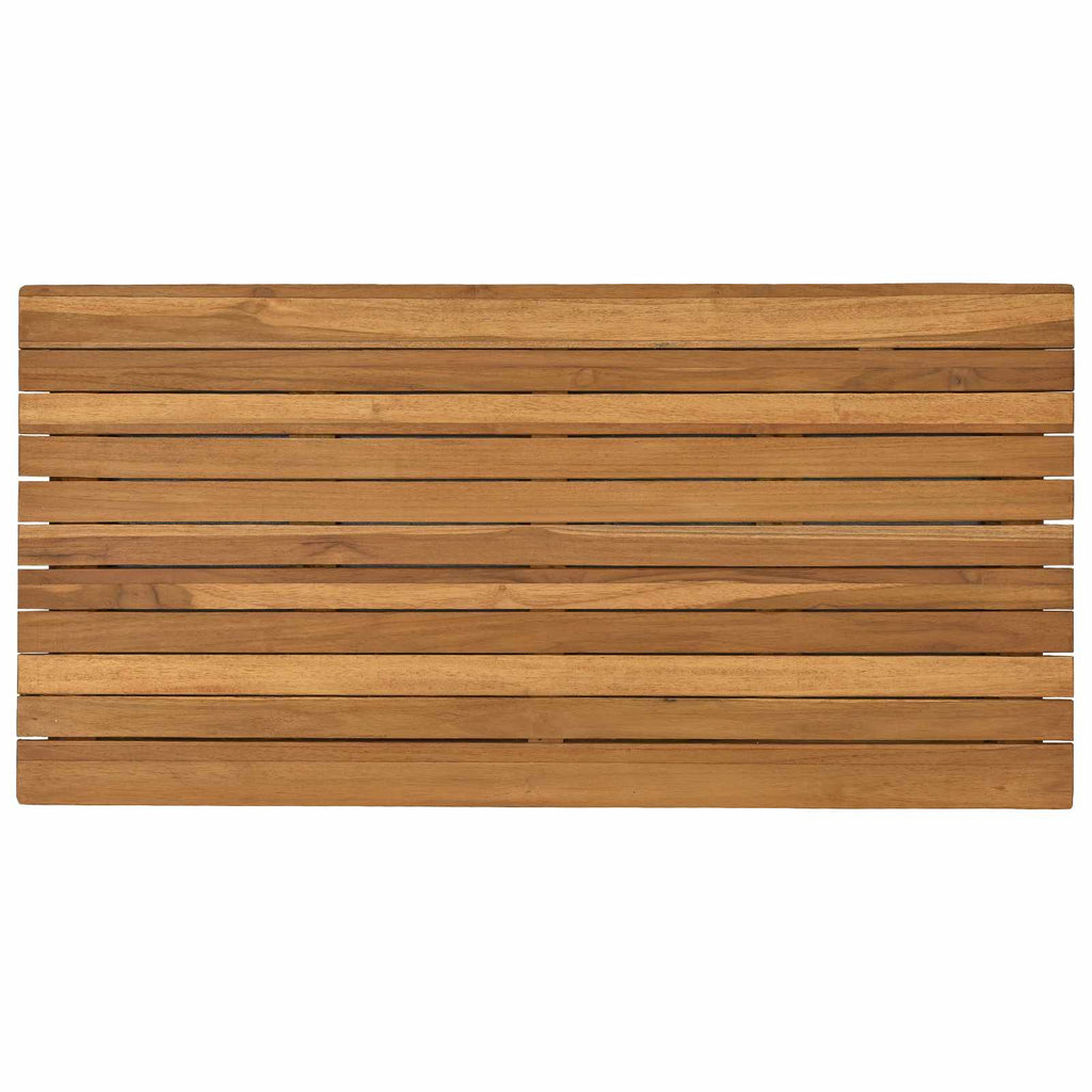 vidaXL Blat stołu 90 x 45 x 3,5 cm Prostokątny Lite drewno teakowe