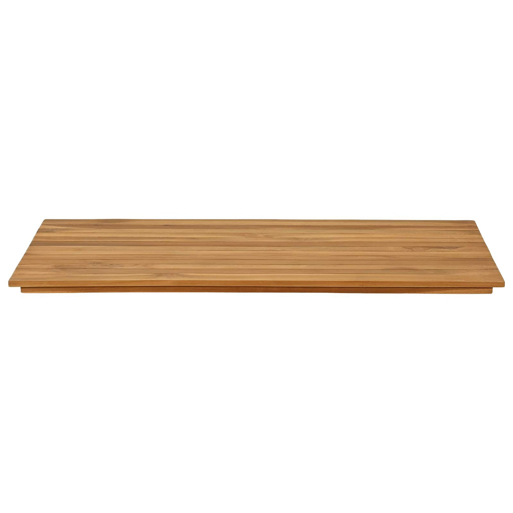 vidaXL Blat stołu 100 x 50 x 3,5 cm Prostokątny Lite drewno teakowe