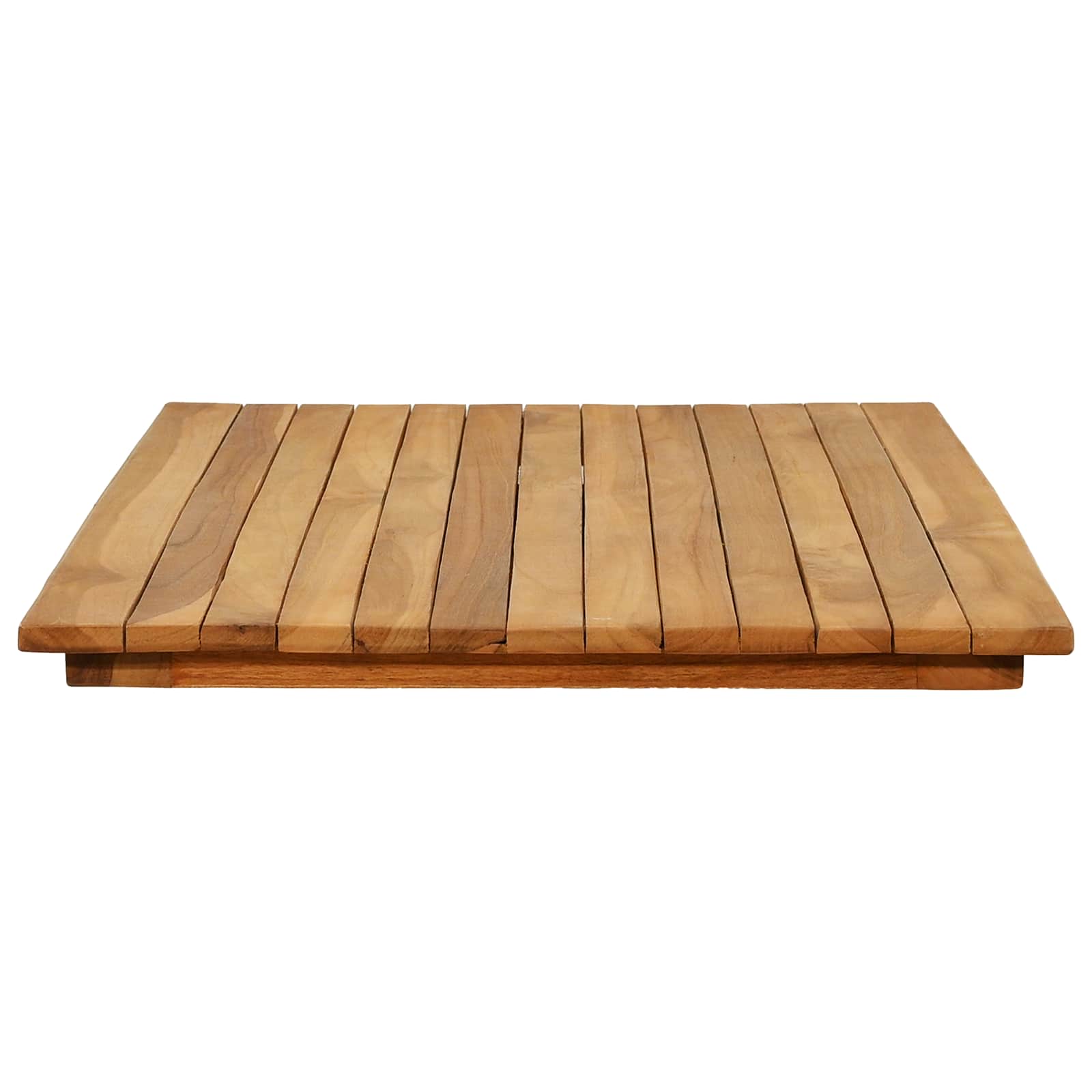 vidaXL Blat stołu 100 x 50 x 3,5 cm Prostokątny Lite drewno teakowe