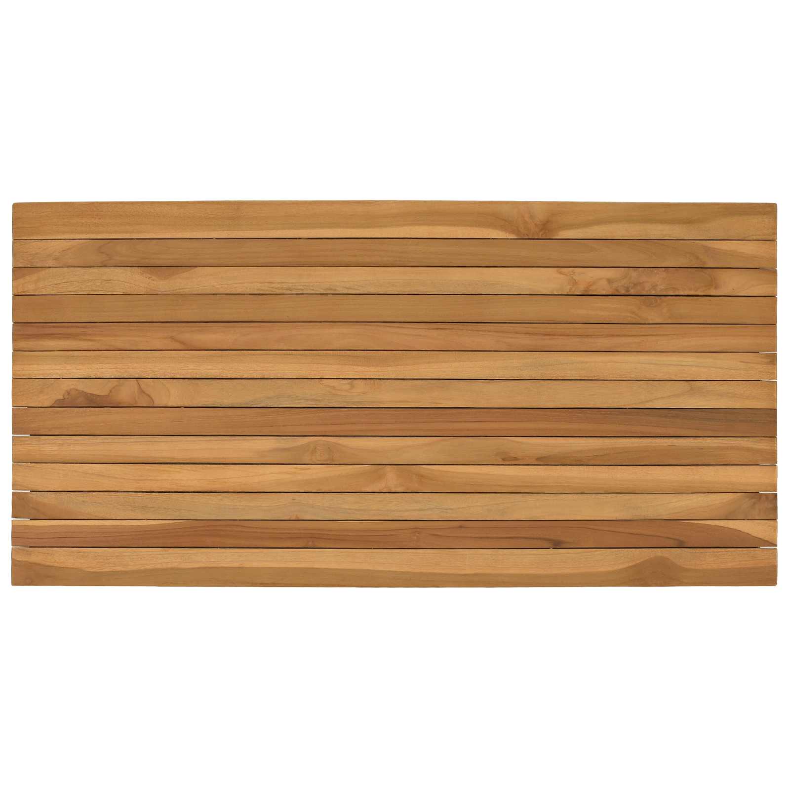 vidaXL Blat stołu 100 x 50 x 3,5 cm Prostokątny Lite drewno teakowe