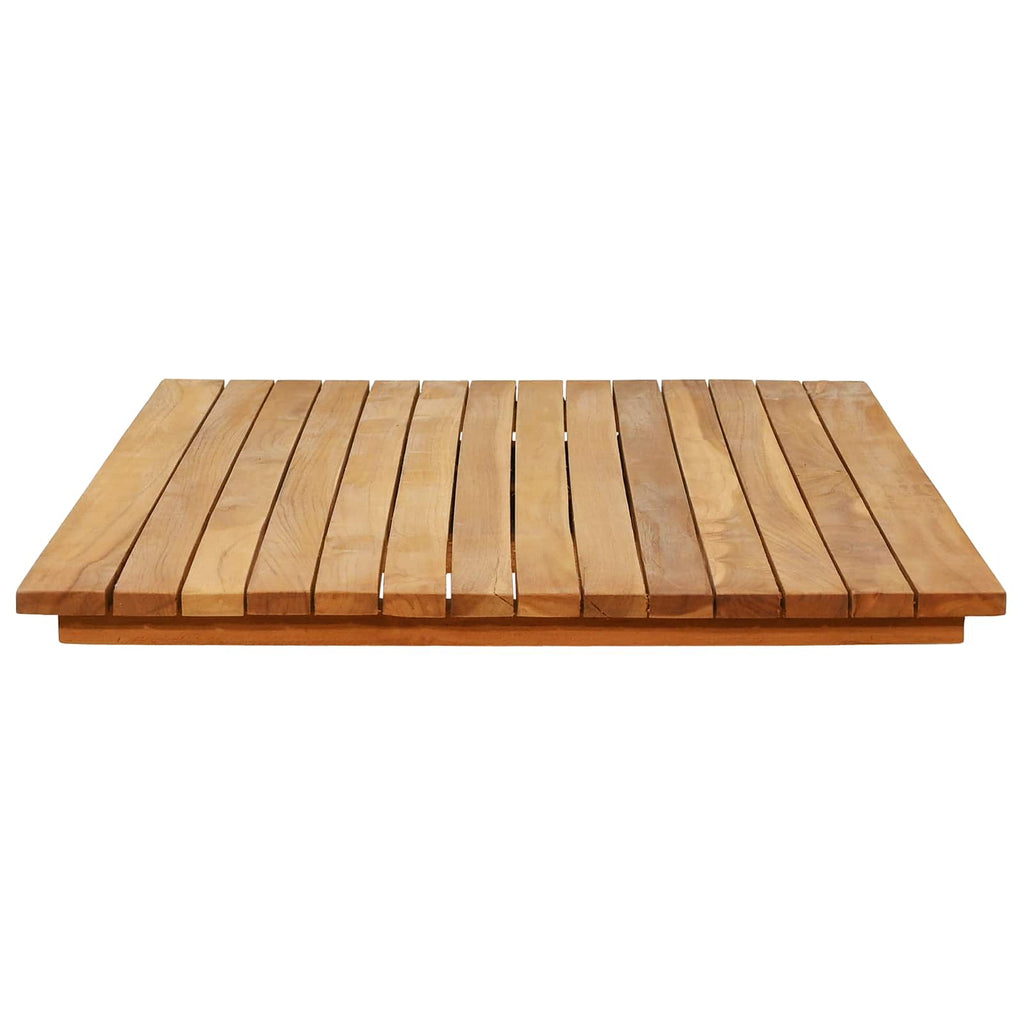 vidaXL Blat stołu 110 x 55 x 3,5 cm Prostokątny Lite drewno teakowe