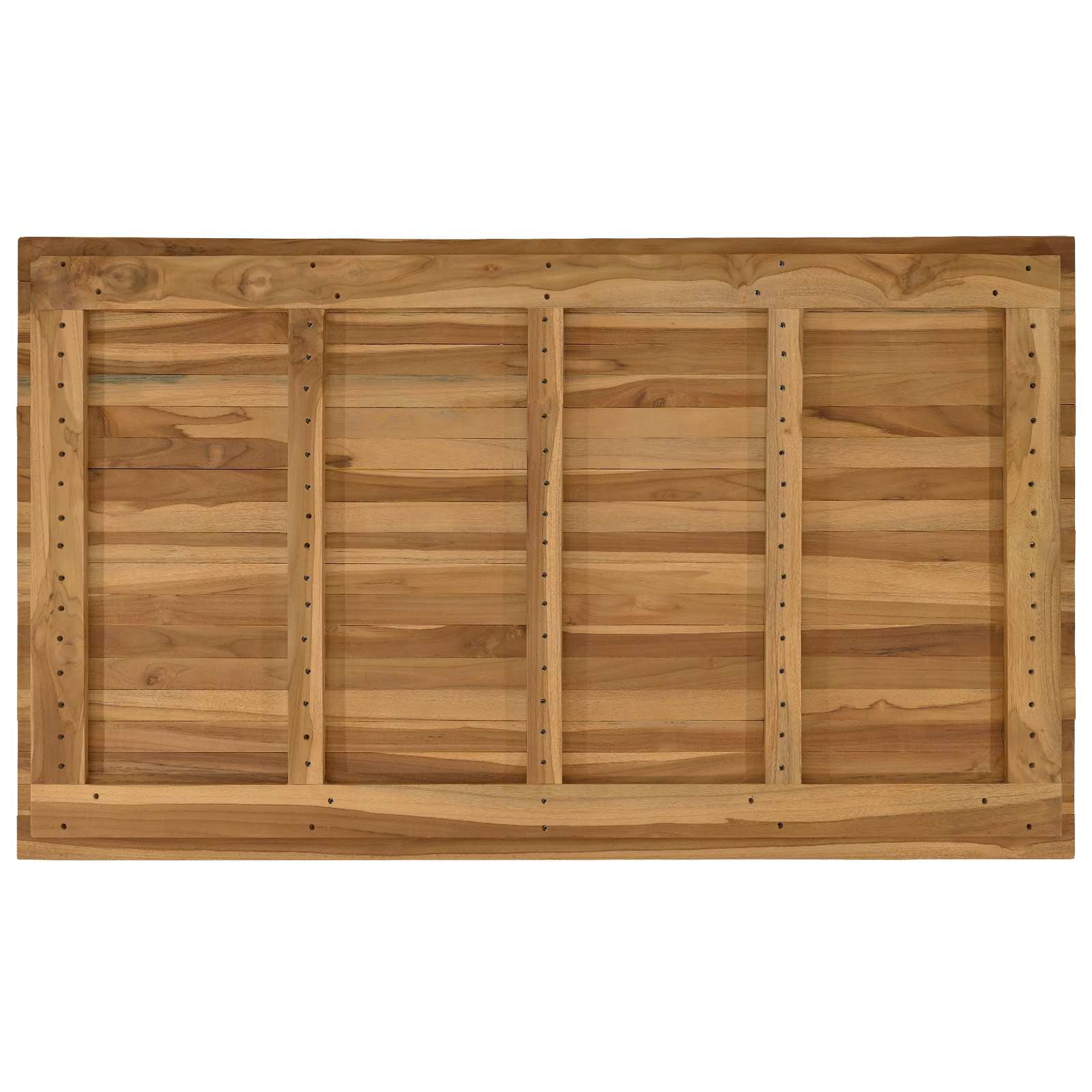 vidaXL Blat stołu 120 x 70 x 3,5 cm Prostokątny Lite drewno teakowe