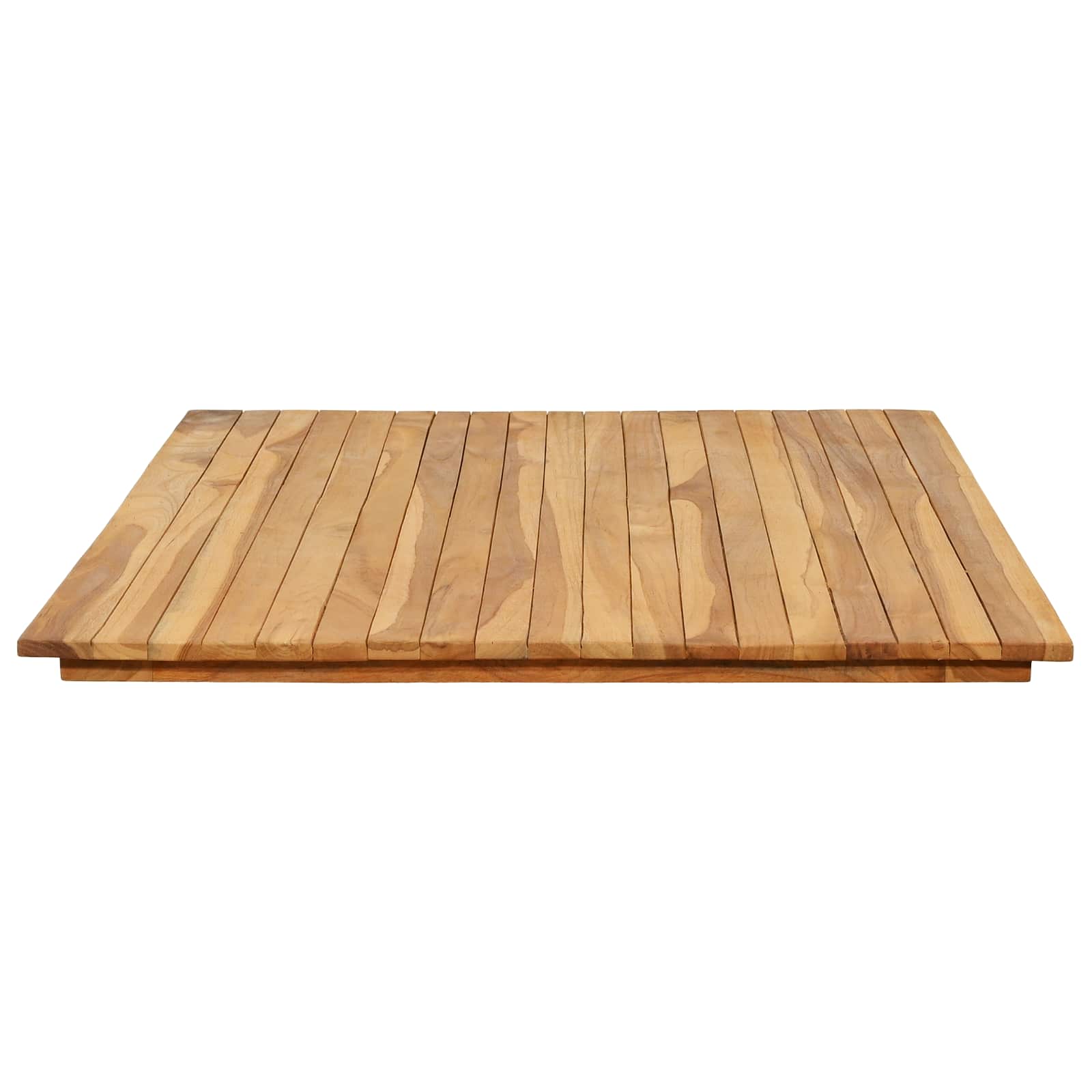 vidaXL Blat stołu 120 x 70 x 3,5 cm Prostokątny Lite drewno teakowe