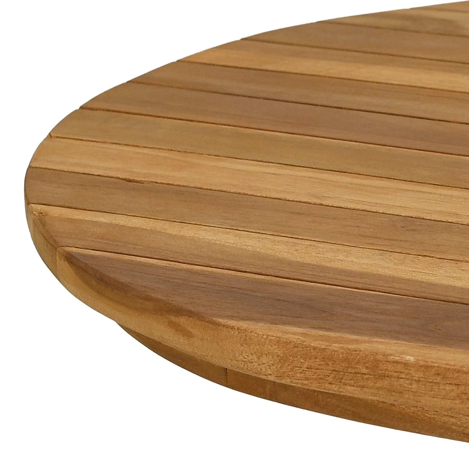 vidaXL Blat stołu 90 x 45 x 3,5 cm Owalny Lite drewno teakowe