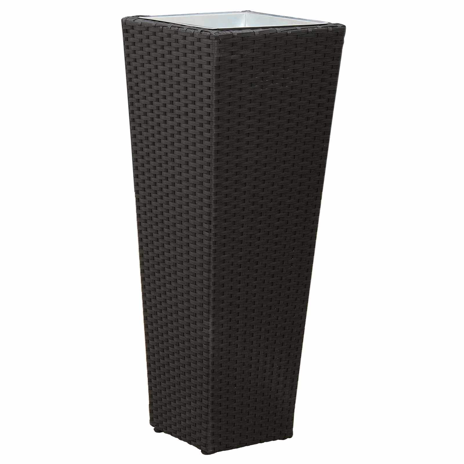vidaXL Zestaw na świeżym powietrzu 3 pcs Czarny Metal