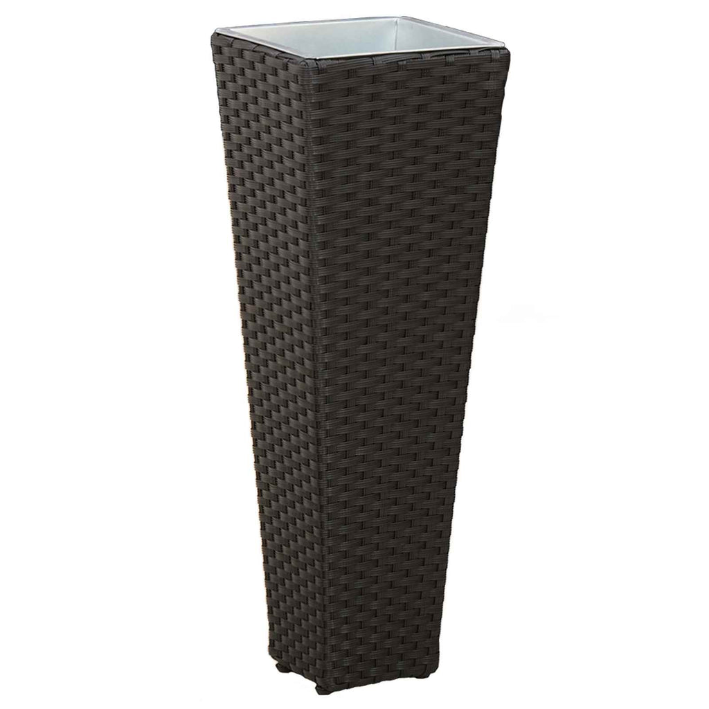 vidaXL Zestaw na świeżym powietrzu 3 pcs Czarny Metal