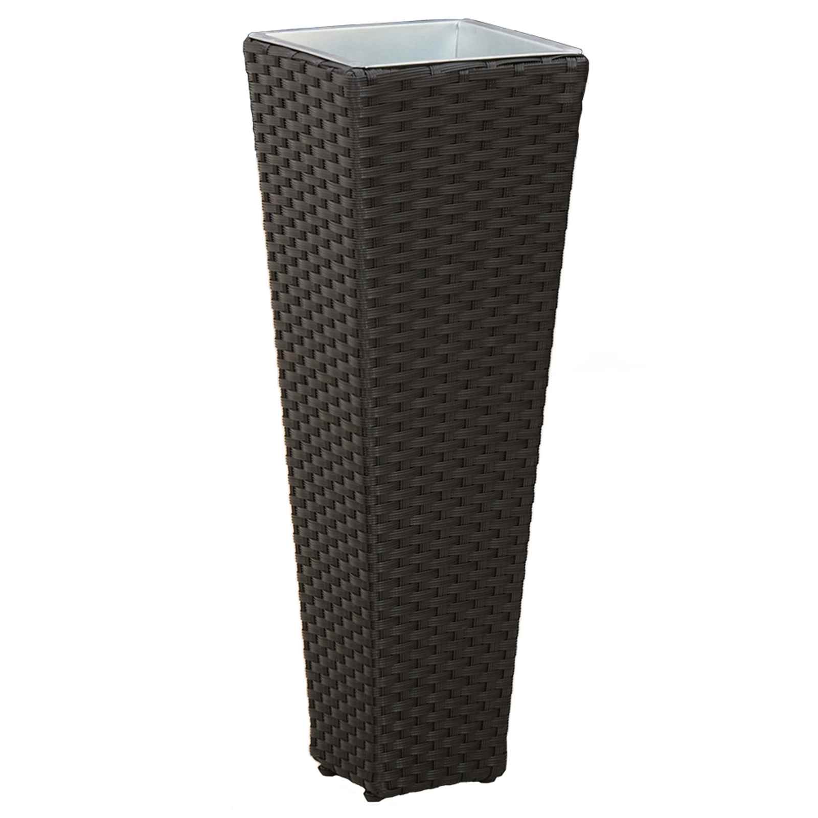 vidaXL Zestaw na świeżym powietrzu 3 pcs Czarny Metal