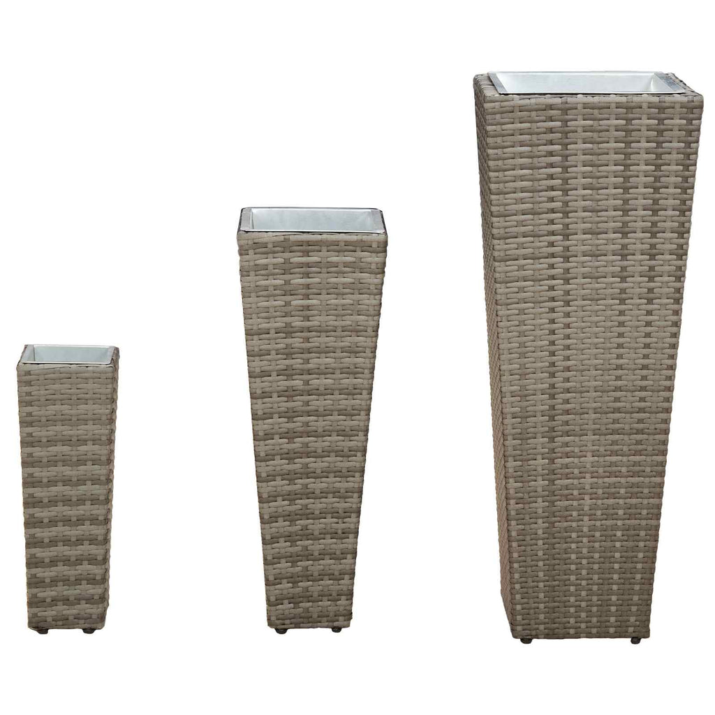 vidaXL Zestaw na świeżym powietrzu 3 pcs Metal