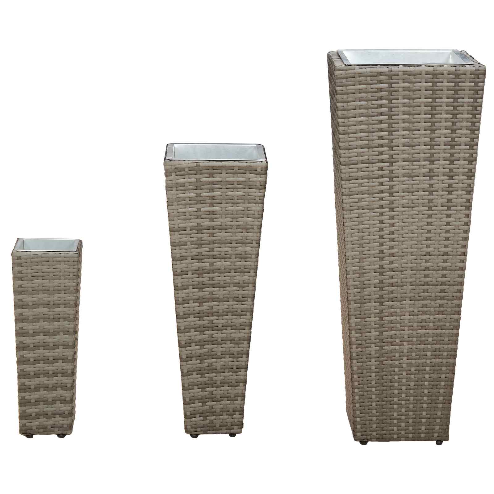 vidaXL Zestaw na świeżym powietrzu 3 pcs Metal