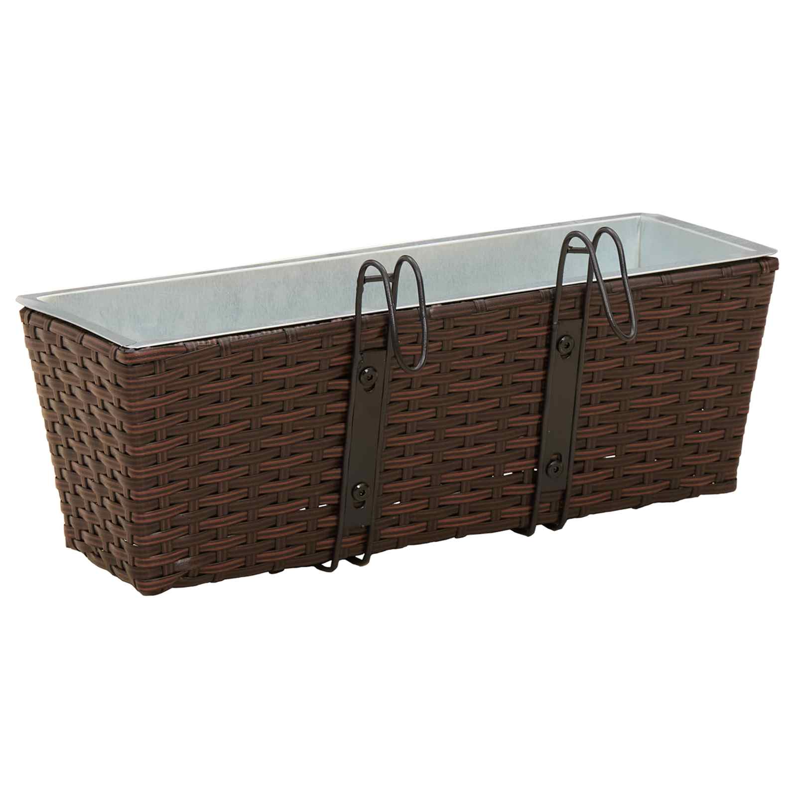 vidaXL Balustrada 2 pcs 50 x 17 x 17 cm Metal