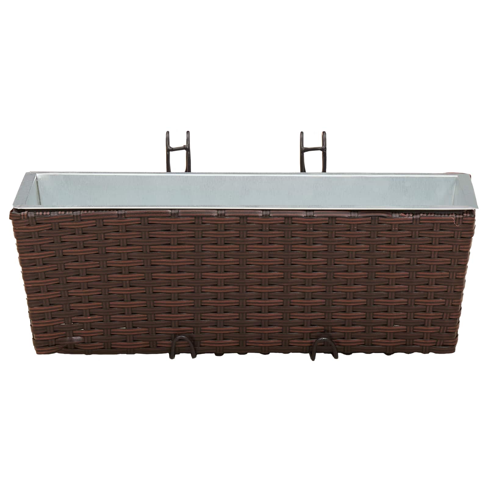 vidaXL Balustrada 2 pcs 50 x 17 x 17 cm Metal
